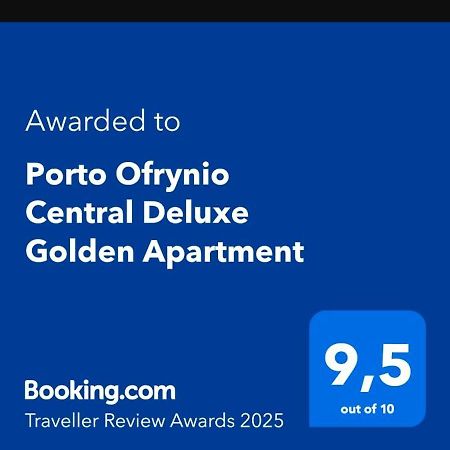 Porto Ofrynio Central Deluxe Golden Apartment Ofrínion Zewnętrze zdjęcie